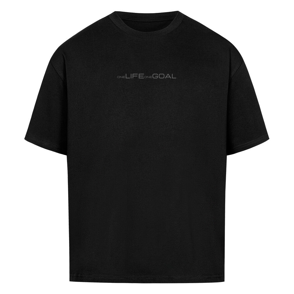 VITAMIN N. Oversized Shirt - Black/Grey
